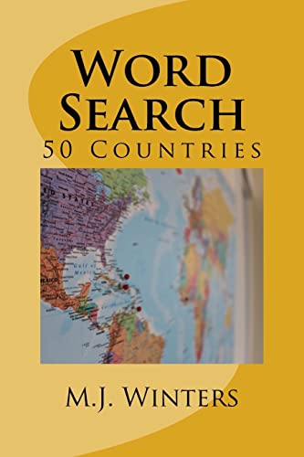 Word Search Vol.1 : 50 Countries 50 Games: Quiz Puzzles Games to search 50 Countries (50 Games Word Search)