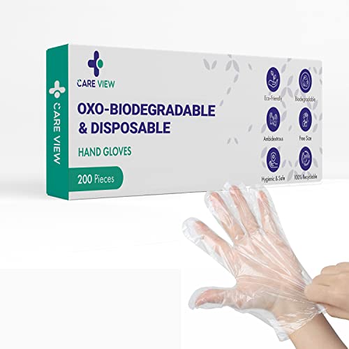 Careview Oxo Biodegradable & 100 Compostable Disposable Hand Gloves
