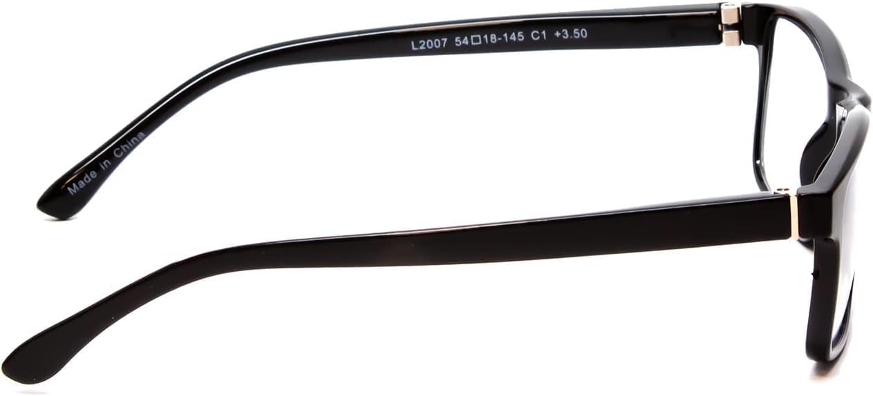 Calabria L2007 Designer Rectangular Reading Glasses Men Women Single Power Readers Stylish Trendy Durable Modern Eyeglasses - Image 4