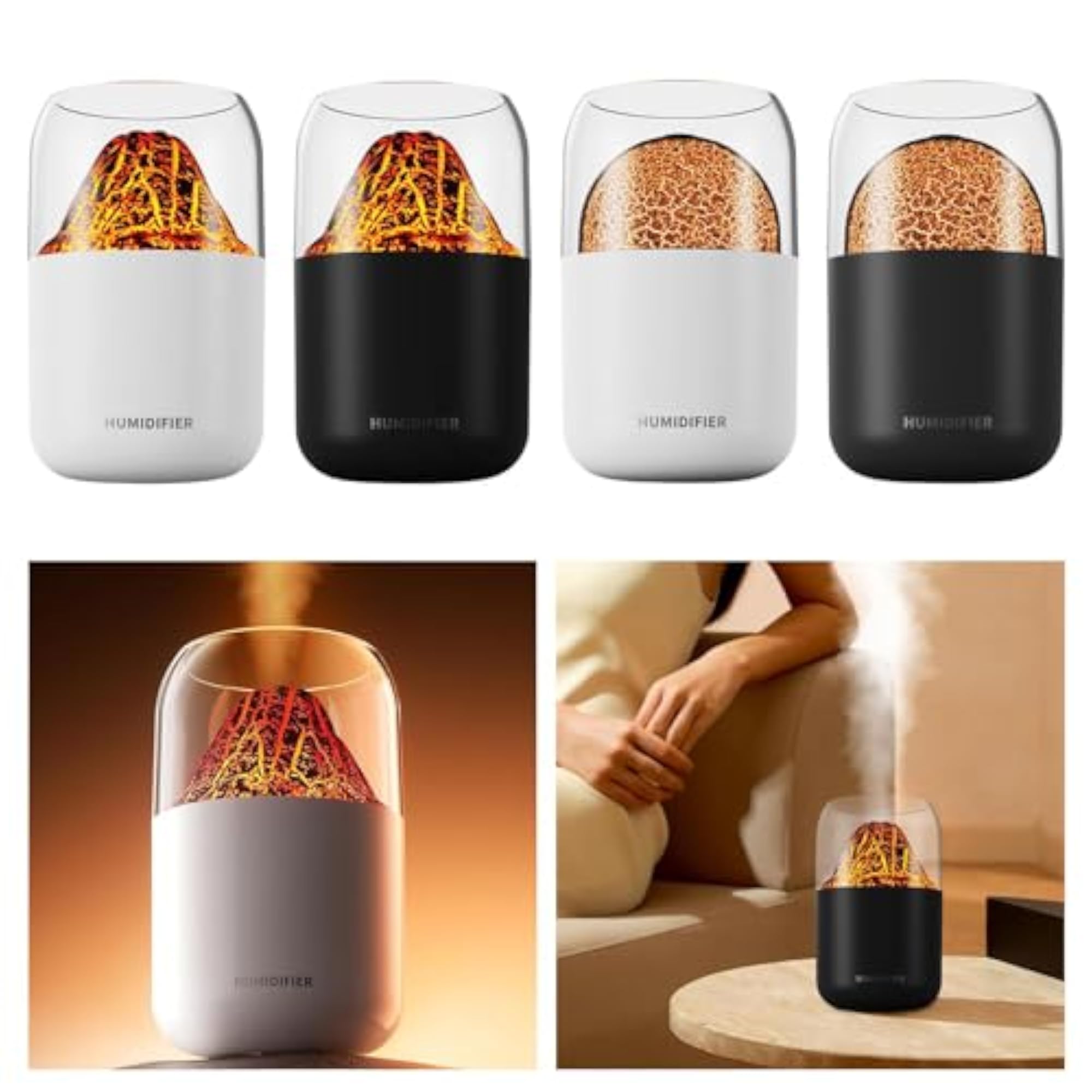 Portable USB Air Diffuser, Volcanic White
