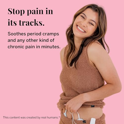 Pixie Period Pain Relief Device - Best PMS Relief Simulator with TENS Technology - Thinnest Wearable Tens Unit - Unnoticeable Under Clothes - Menstrual Cramp Comfort for Feminine Care by Pixie Cup - Used condition - US$57.73