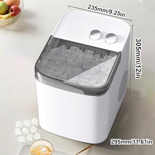 Fabricadora de hielo portátil para encimera miniatura 2