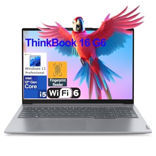 Lenovo ThinkBook 16 G6 16" FHD+ Business Laptop Computer, 13th Gen Intel Octa-Core i5-13420H (Beat i7-1355U), 32GB DDR5 RAM, 1TB PCIe SSD, WiFi 6, BT 5.2, Fingerprint Reader, Windows 11 Pro, AZ-XUT