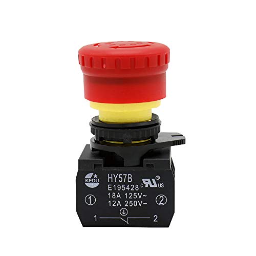 HY15C KEDU 18A Dustproof Trigger Push Button Switch – Momentary/Locking For Power Tools & Mowers