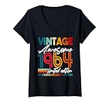 Photo Gallery donna vintage 1964 awesome limited edition retro birthday design maglietta con collo a v Photo Gallery donna vintage 1964 awesome limited edition retro birthday design maglietta con collo a v