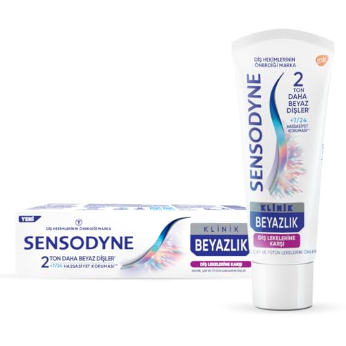 Sensodyne Klinik Beyazlık Diş Lekelerine Karşı Diş Macunu