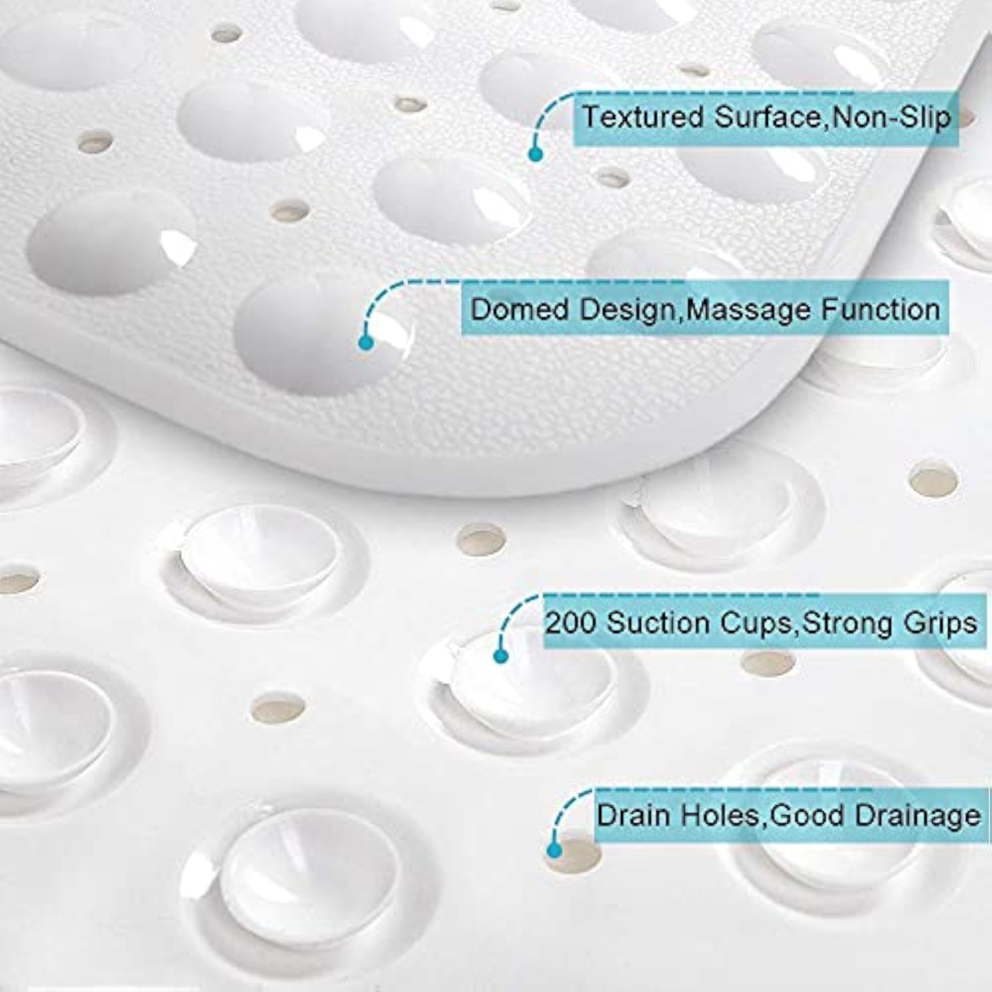 Non Slip Eco-Friendly Bath Mat for Shower