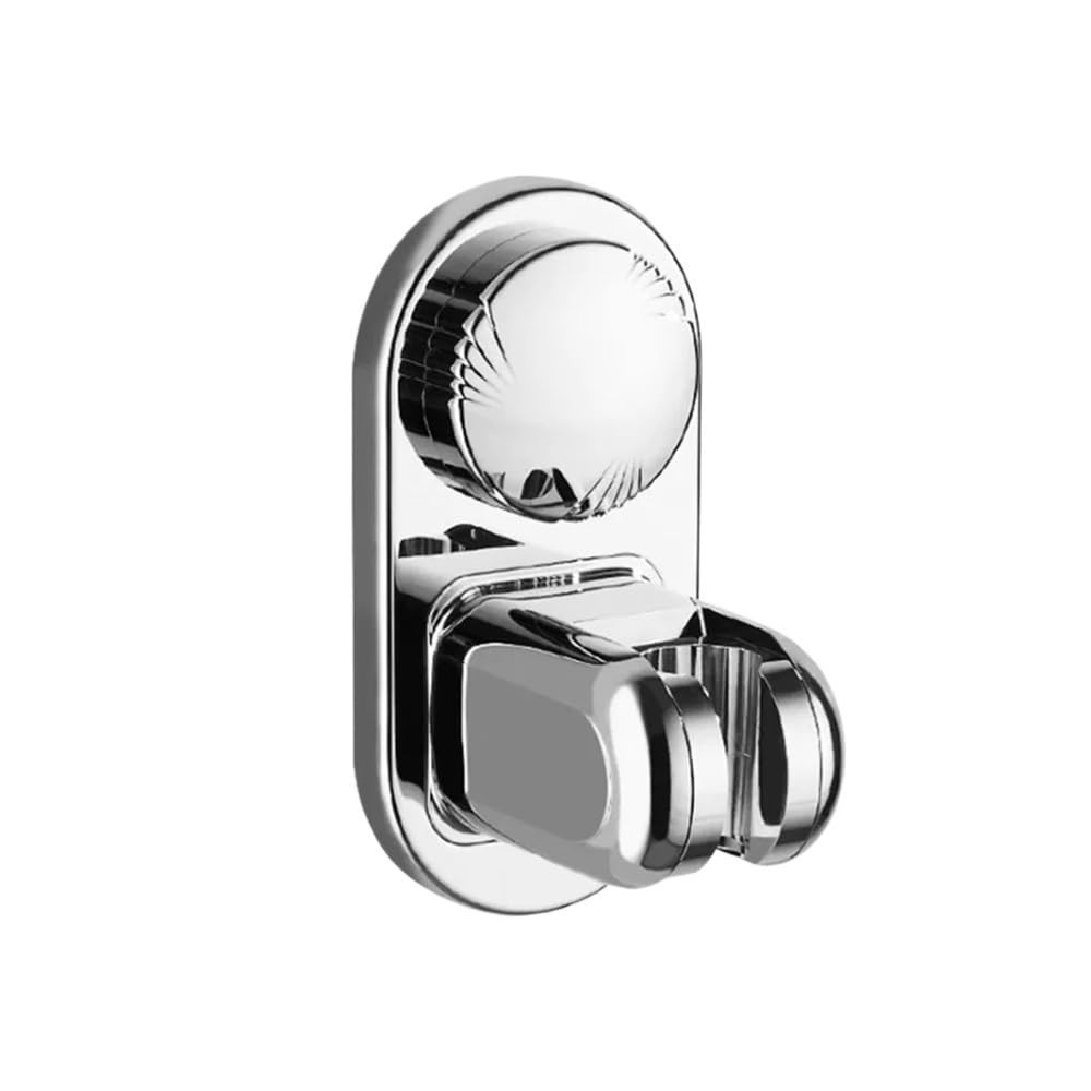 Hgniang Sliver Holder Suction Cup Shower Holder Adjustable Head Handheld Punch-Free Multi Angle Rotation Bracket