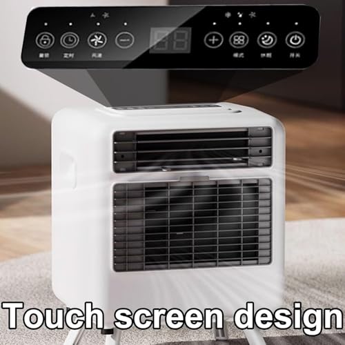 Condizionatore Portatile 14000 BTU, Raffreddamento Rapido con 3 Tubi, Pannello Touch Intuitivo, Flusso d'Aria Potente e Silenzioso per Casa, Ufficio e Campeggio, Design Compatto e Facile da Spostare