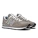 New Balance Men's 574 Core Sneaker, Grey/White, 10.5
