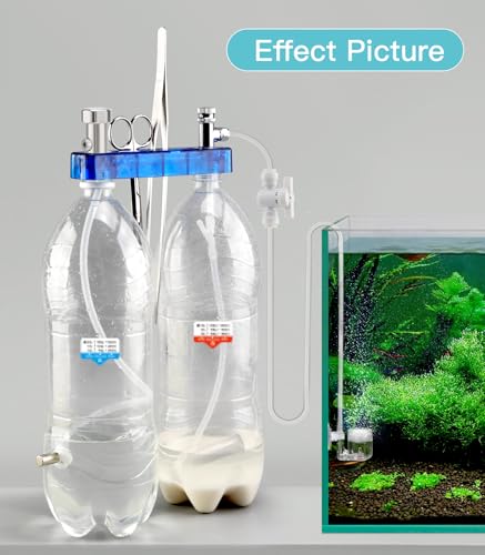 Image of CO2 Kit for Aquarium - DIY System and Diffuser 2-in-1 Design G500-Blue