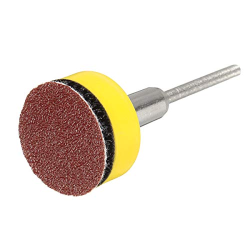 300PCS 1 inch Sanding Discs Hook and Loop, VÉZAAR Grinding Discs with Sticker Backer Plate 3mm Shank Polishing for Sander Grinder Drill Rotary Tools Sandpaper Assortment Grit of 100 180 240 1500 3000 - Thumbnail 6