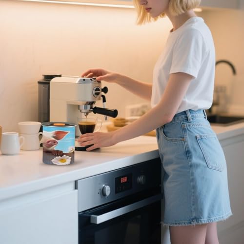 ATTX Envase de Café Acero Inoxidable 900ml con Tapa Hermética miniatura 7