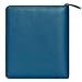 FranklinCovey - FranklinCovery - Kenzie Binder for Ring-Bound Franklin Planners | Genuine Leather - Zipper Closure (Classic, Lyons Blue)