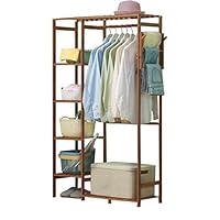 ✨セール中✨ ハンガーラック 天然竹製 衣類収納棚 洋服ラック ✨セール中✨ ハンガーラック 天然竹製 衣類収納棚 洋服ラック