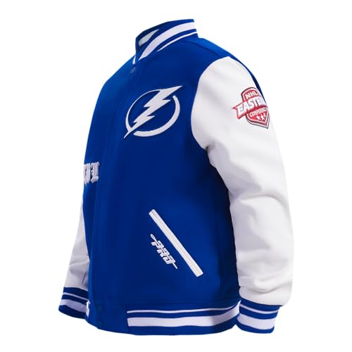 Image of Pro Standard Mens NHL Old English Varsity Jacket