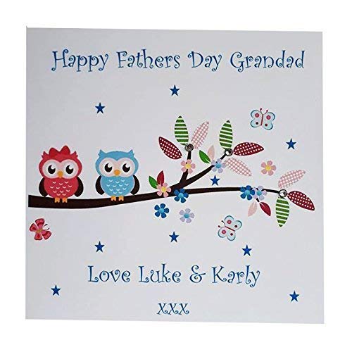 fathers day card personalised