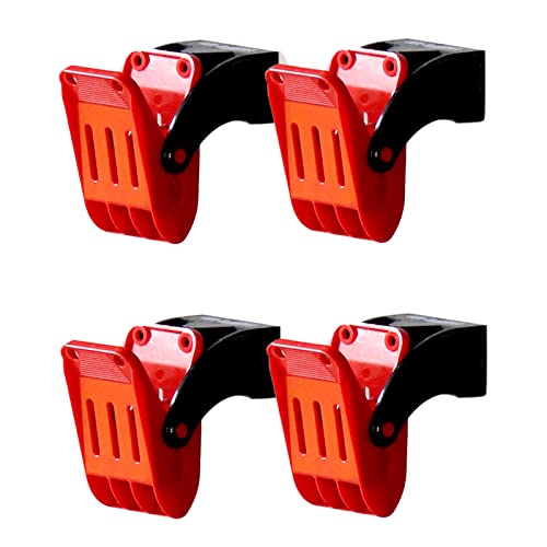 Diyarts Abrazaderas Para Lavado De Alfombras Para El Piso, 4 Piezas Multiusos De Plástico Para Montar En La Pared, Para Limpieza De Coches, Abrazadera De Fijación Para Alfombrillas, Abrazadera