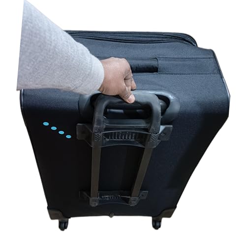 Image of Luggage Trolley Handle, Black, Telescopic, Replacement Part for Suitcase and Travel Bags