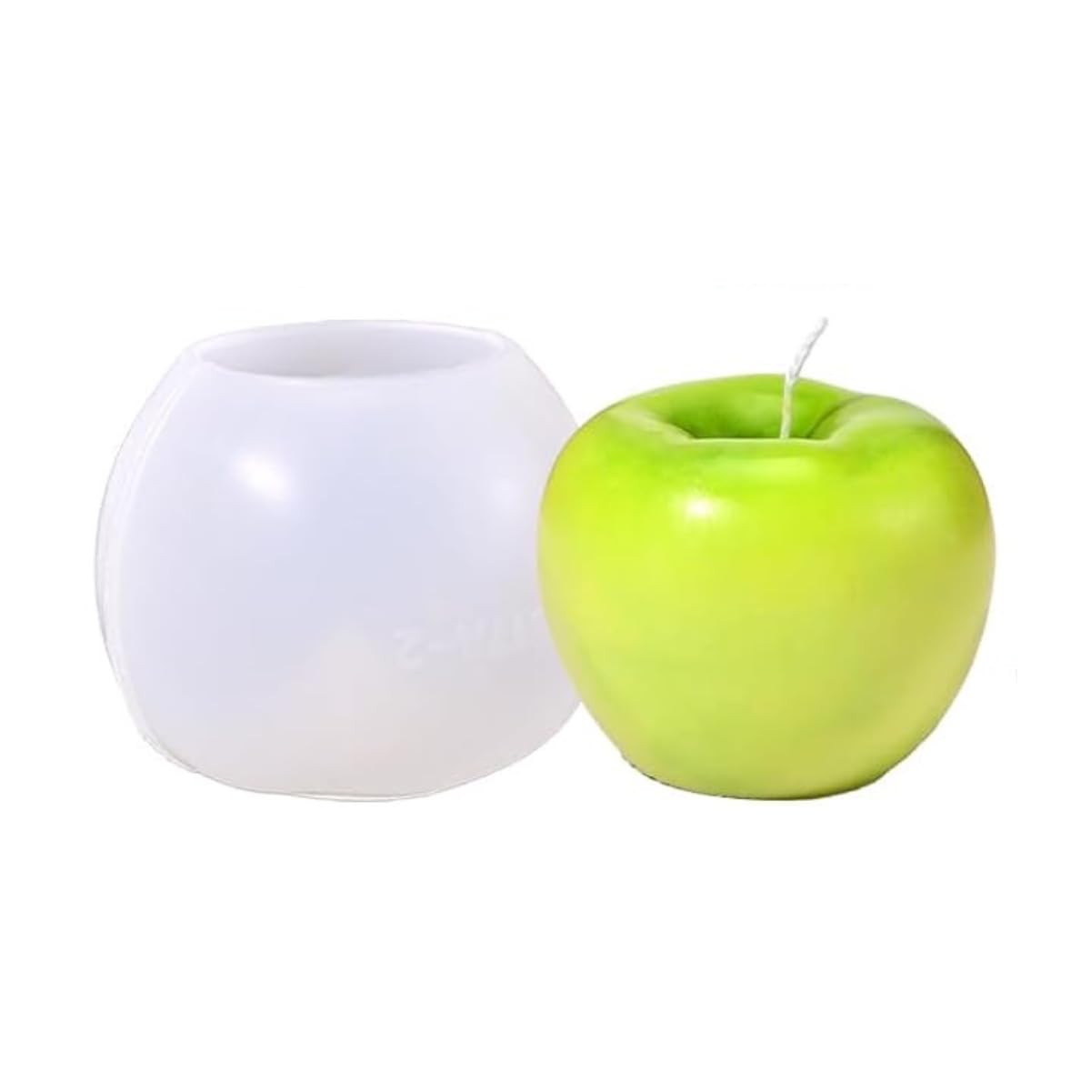 Silicone Apple Candle Mold Fruit Candle Molds for Candle Making Cake Fondant Decorating Chocolate Candy Food melts Dessert wax melts Polymer Clay Resin Soap Crafting Projects Fruit Candle Mold-image-34