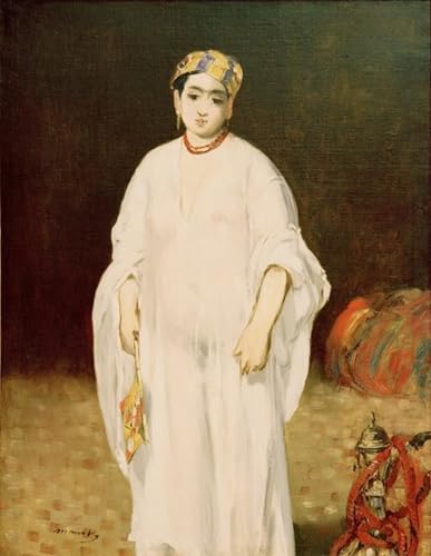 Toile Manet Jeune femme en costume oriental pour mur de bureau vide