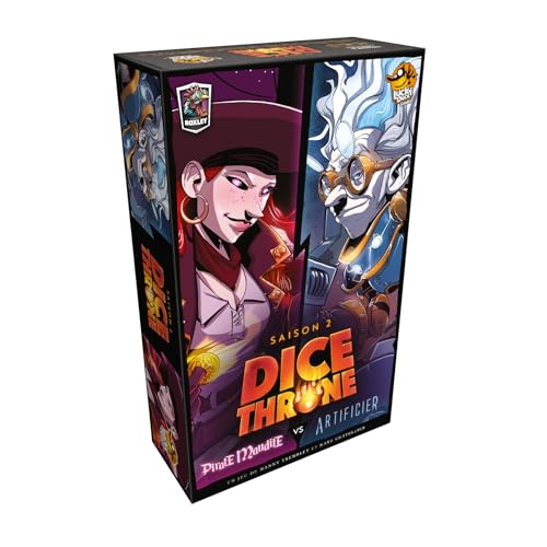 LUCKY DUCK GAMES Dice Throne Saison 2 – Pirate Maudite vs Artificier Jeu de Société A partir de 2 6 Joueurs 20 40 Minutes