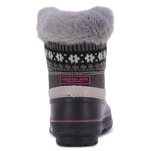 LONDON FOG Girls Toddler Tottenham Cold Weather Snow Boot2