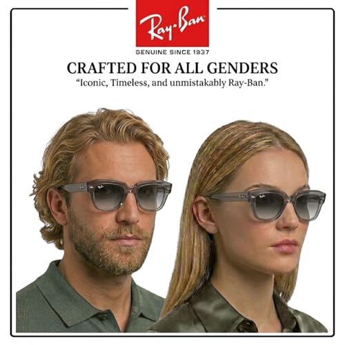 Image of Ray-Ban RB2186 STATE STREET Square Sunglasses with Official Eyewear Kit