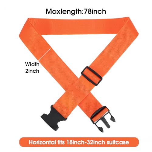 12 Pack Luggage Straps Suitcase Belts Straps Wide Adjustable Packing Straps Travel Belts Accessories for Business Traveling Packing2