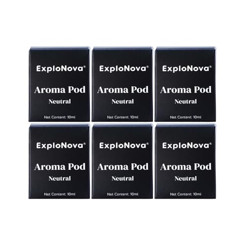 ExploNova Aroma Pods Replacement for Aroma Blaster 2, Neutral Flavour, 6 Pack – Intensify Food & Drink with Rich, Natural Aroma, Perfect for Bars, Parties & Home Use