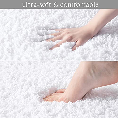 Ashler Runners Bathroom Rugs Long Non Slip Bathroom Rug Sets 2 Piece, Water Absorbing Bath Mat Ultra Soft Shower Rugs, Plush Machine Washable Bathroom Carpet #TOP3