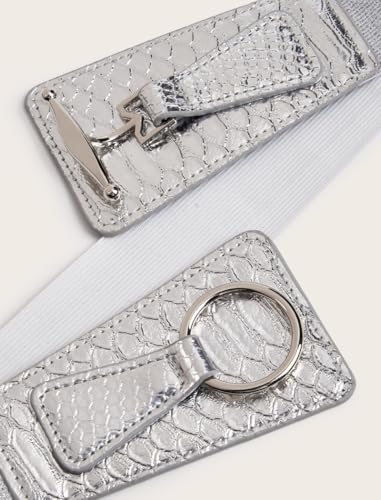 Women Elastic Wide Waist Belt Vintage Stretchy Belts Ladies Retro Dress Waistband for Dress Coat2