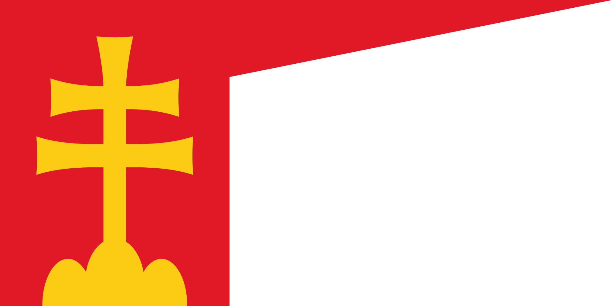 Drapeau Large Standard Matúš Čák pour mât extérieur résistant