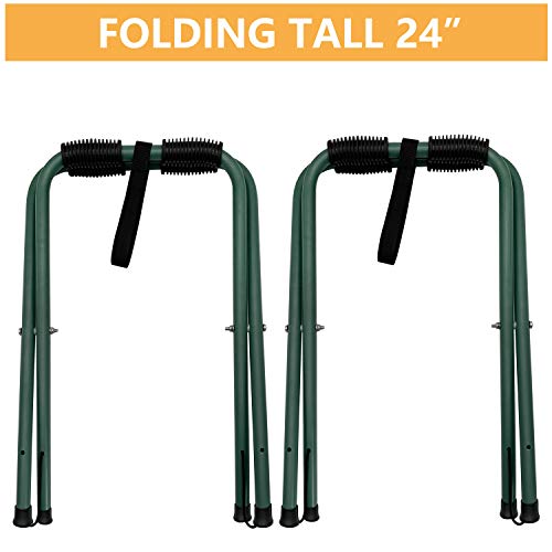 Codinter Kayak Stand, Aluminum Standing Rack for Canoe Boat Surfboard Indoor Outdoor Portable Storage - 17 Inch - Thumbnail 5