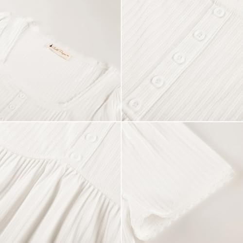 Image of Belle Poque Women's Summer Cute Tops Short Sleeve Babydoll Peplum Top 2026 Square Neck Casual Shirts Teen Top Tee