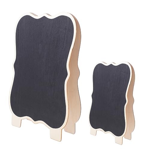 NUOBESTY 2 Piezas De Pizarra Pequeña Pizarra De Notas Pizarra De Madera Tablero De Escritura De Notas Mini Pizarras De Pintura Mini Pizarra Tablero De Exhibición Tableros De Pintura