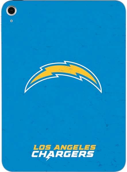 Skinit Decal Tablet Skin Compatible with iPad 11th Gen (2025) - Officially Licensed NFL Los Angeles Chargers - Alternate Distressed Design