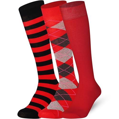 Image of Mysocks Unisex Extra Fine Combed Cotton Knee High Socks, Hand Linked Toe, Soft Latex Band