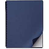 GBC 2001513 Linen Textured Binding System Covers, 11-1/4 x 8-3/4, Navy (Pack of 50)