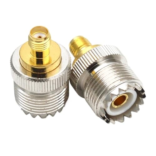 Adaptateur UHF mâle femelle PL259 SO239 convertisseur laiton SMAK-UHFK X1