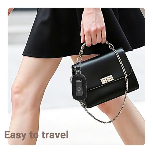 Image of Yuoyar Premium Leather Key Fob Case - Universal Car Key Holder