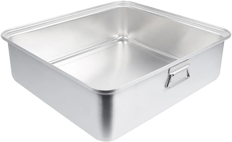 Vollrath 68365 Wear-Ever 42.5 Qt. Aluminum Roasting Pan with Handles