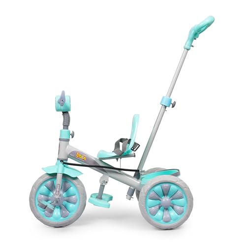 Image of Luusa Emo-G Light & Musical Tricycle for Kids | Baby Tricycle with 3 Adjustable Parental Control for 2 Years to 5 Years for Boys|Girls (Carrying Capacity Upto 30KGS) (SEA Green)