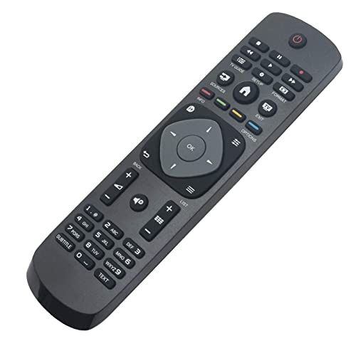 AULCMEET 398GR8BD1NEPHH Replaced Remote Control Fit for Philips TV 32PFT4100 40PFT4100 48PFT4100 43PFT4001 43PFT4001/05 24PHH4000/88 32PHT4001/05 32PHT4001 24PHT4022 24PFS4022/12 - Image 2
