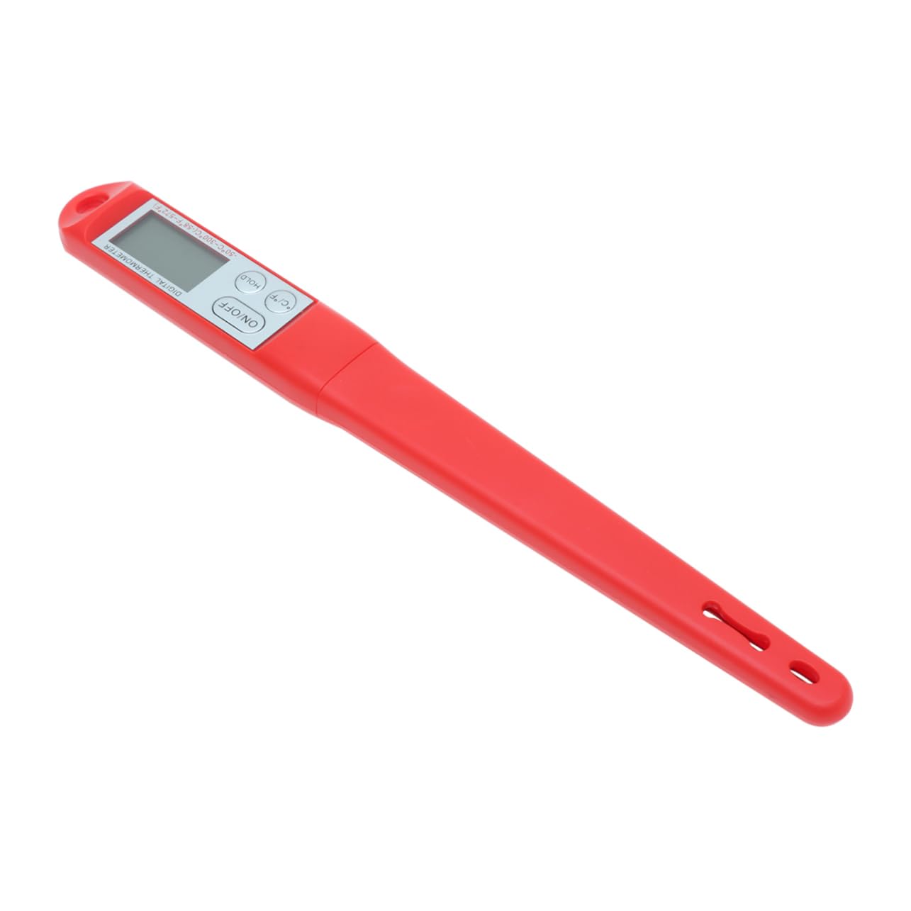 Ciieeo 3piezas Digital De Cocina Sonda De Inoxidable Para Carnes y Alimentos Lectura Instantánea Herramienta De Cocina Para Bbq y Uso Doméstico Rojo