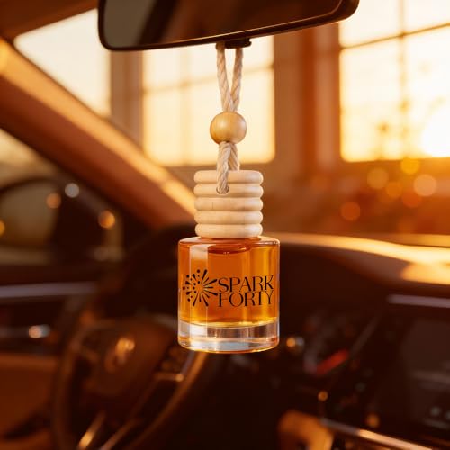 Image of Cinnamon Car Air Freshener Hanging | Car Perfume, 8 ml