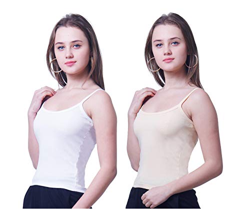 Image of Splash Women's Camisole Slip|Fine Cotton Rich Spaghetti Top for Women and Girls - 120