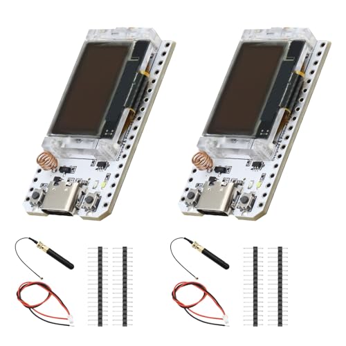 Binghe para ESP V3 Lora Tarjetas de Desarrollo, Lora para ESP V3 Módulo con para ESP OLED Display y...