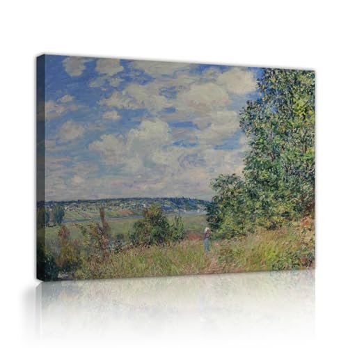 Affiche art mural Alfred Sisley ciel bleu déco moderne salon et chambre 45x60cm