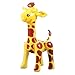 Produktbild Aufblasbar Aufblasen Giraffe Spielzeug Party-mitgebsel Gelb mit Dunkelrot Gepunktete - Gelb mit Dunkel